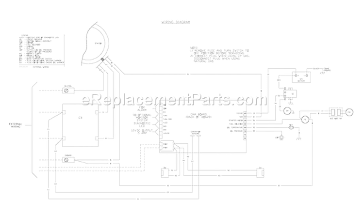 Page F Diagram and Parts List for 040229-1  Briggs and Stratton Generator